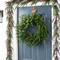 Glitzhome® 9ft Christmas Greenery Eucalyptus Garland with Red Berries